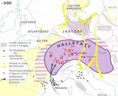 Europe proto-celtique (Hallstatt)