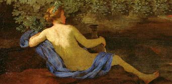 Poussin - Nymphe grie