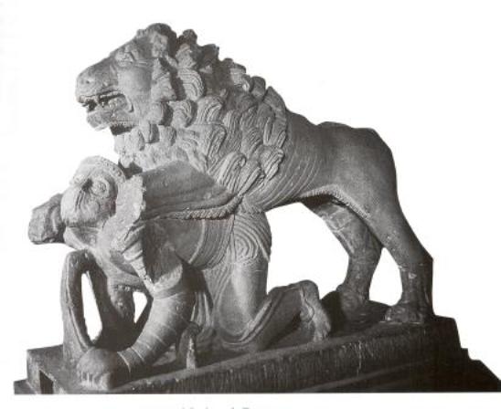 Chalon-sur-Sane. Lion terrassant un gladiateur
